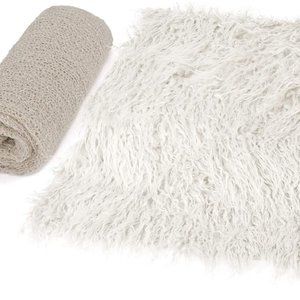 Baby Photo Props Long Ripple Wraps DIY Blanket Newborn–Photography